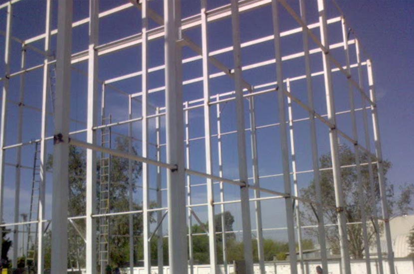 Cinépolis Nogales Mall — gradería estructura metálica SQ Tech