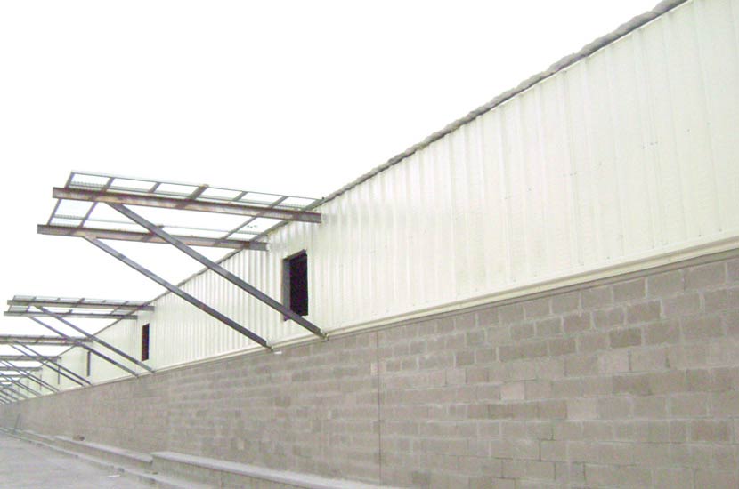 Nave industrial HYSON — estructura de acero en Nogales, Sonora