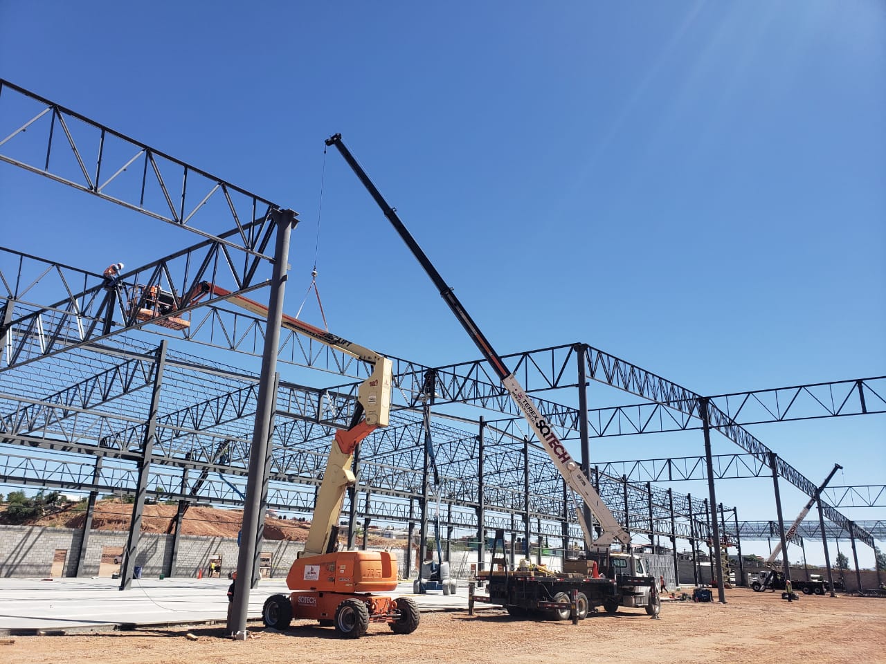 Montaje de armaduras joist, planta Stanley Black & Decker, Nogales